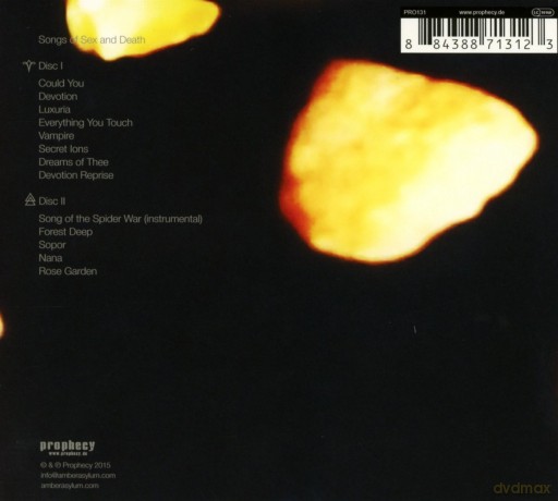 Amber Asylum: Songs Of Sex And Death (digipack) [2CD]