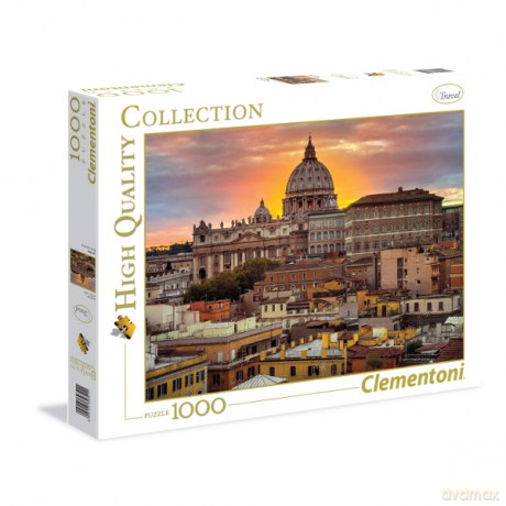 CLEMENTONI 1000 el. Rome at the sunset [PUZZLE]