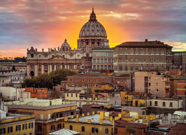 CLEMENTONI 1000 el. Rome at the sunset [PUZZLE]