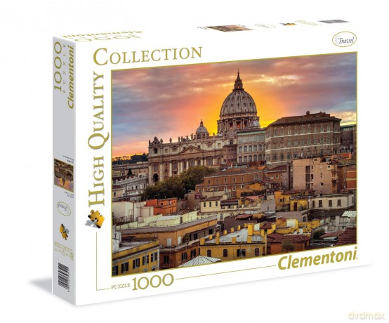 CLEMENTONI 1000 el. Rome at the sunset [PUZZLE]