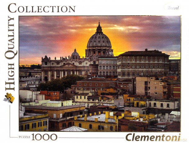 CLEMENTONI 1000 el. Rome at the sunset [PUZZLE]