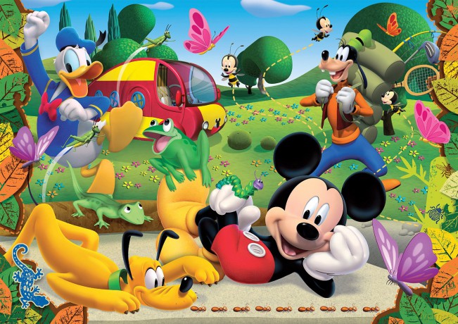 CLEMENTONI 104 el. MAXI Mickey Mouse [PUZZLE]