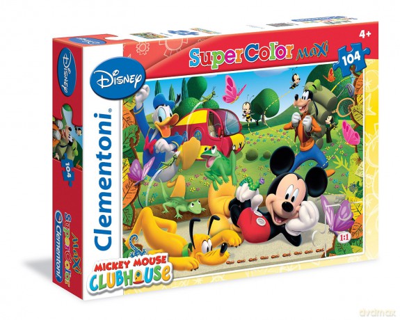 CLEMENTONI 104 el. MAXI Mickey Mouse [PUZZLE]