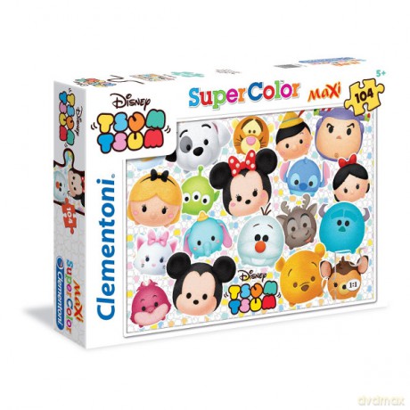 CLEMENTONI 104 el. Maxi Tsum Tsum [PUZZLE]