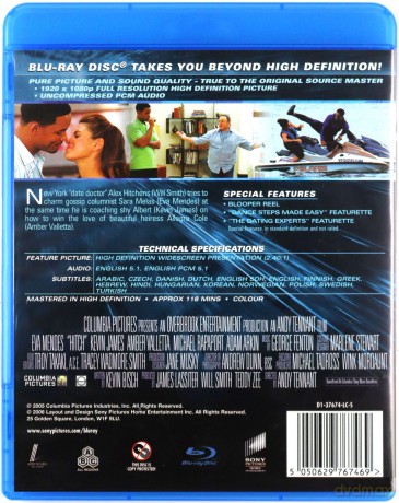Hitch - Najlepszy doradca przeciętnego faceta [Blu-Ray]