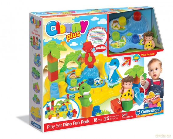 CLEMENTONI 17079 Clemmy Plus Park Dinozaurów