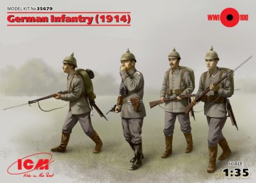 ICM WWIIGerman Infantry (1914), (4 fig)