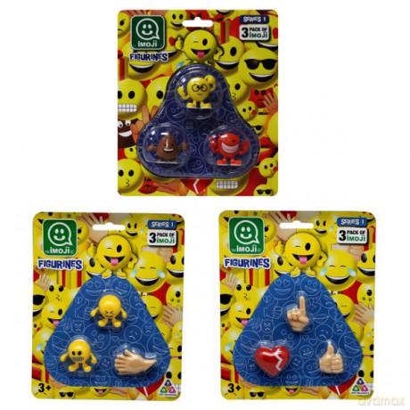 IMOJI Figurki mix, blister 3pak [FIGURKA]