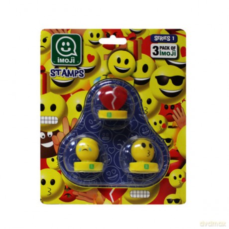 IMOJI Stempelki mix, blister 3pak [FIGURKA]