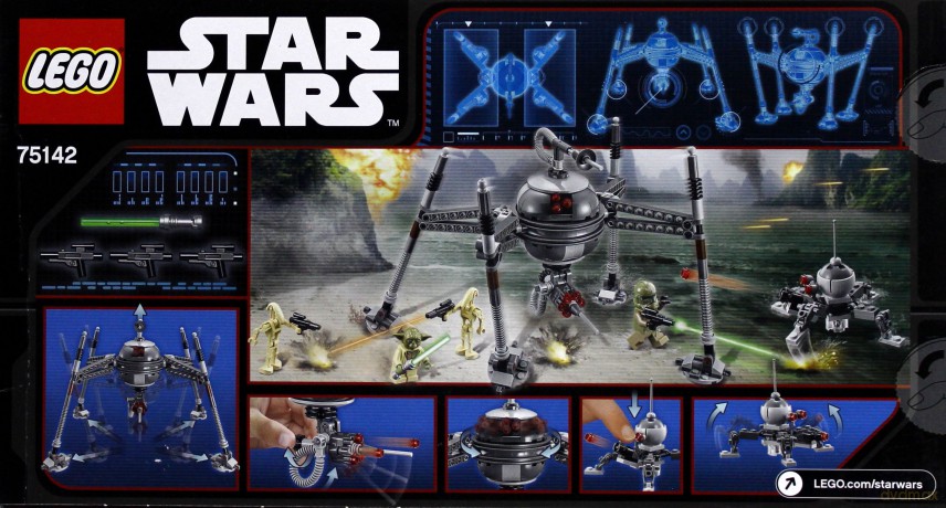 LEGO Homing Spider Droid Star Wars (Gwiezdne Wojny) (75142) [KLOCKI]
