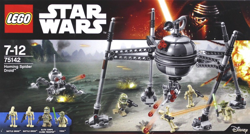 LEGO Homing Spider Droid Star Wars (Gwiezdne Wojny) (75142) [KLOCKI]