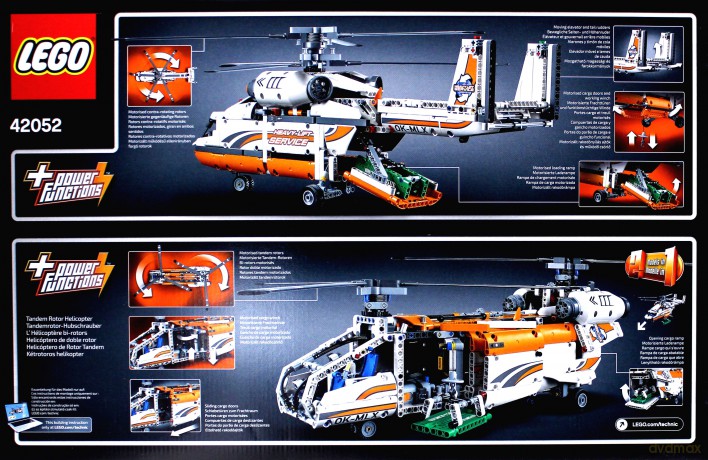 LEGO Technic Śmigłowiec towarowy (42052) [KLOCKI]