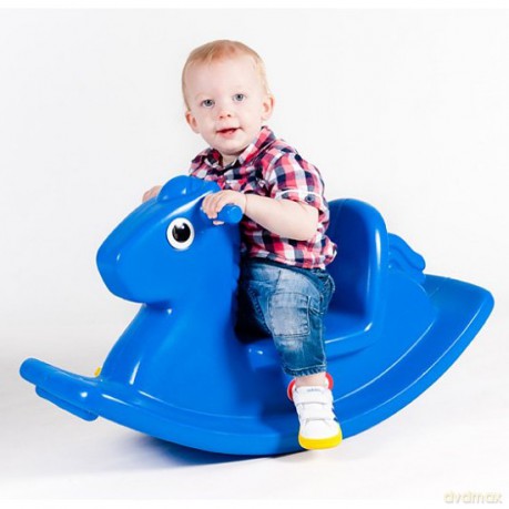 LITTLE TIKES Koń na Biegunach Niebieski
