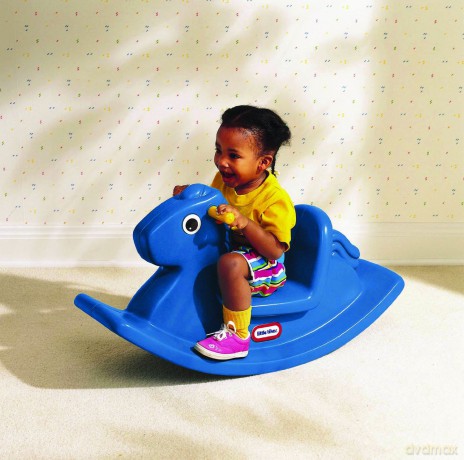 LITTLE TIKES Koń na Biegunach Niebieski