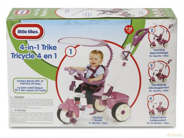 LITTLE TIKES Rowerek 4w1 Różowy