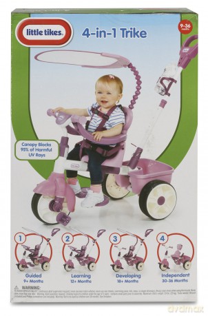 LITTLE TIKES Rowerek 4w1 Różowy