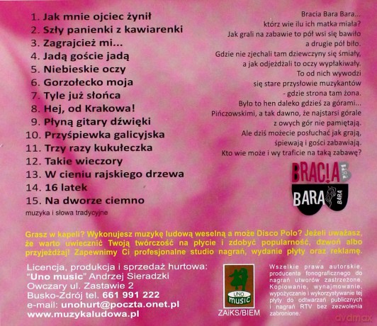 Bracia Bara Bara: Weselne Przeboje na Wesoło [CD]