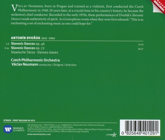 Neumann: Dvorak: Slavonic Dances [CD]