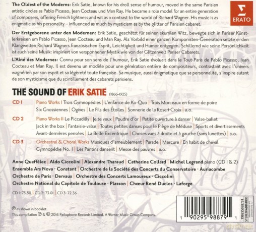 The Sound Of Erik Satie [3CD]