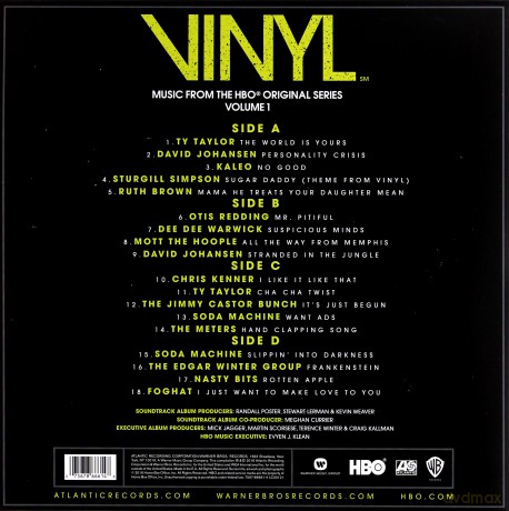 Vinyl Music From The HBO Original Series Volume 1 soundtrack [2xWinyl]+[CD]