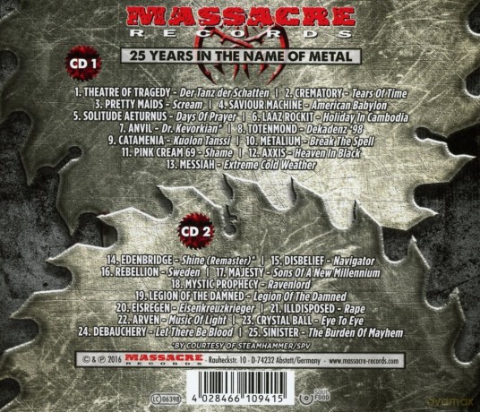25 Years In The Name Of Metal [2CD]