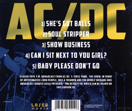 AC/DC: Can I Sit Next To You Girl Radio Broadcast 1974 [CD]