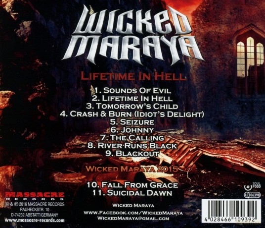 Wicked Maraya: Lifetime In Hell [CD]
