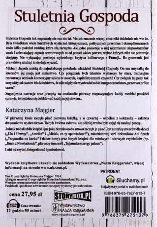 Stuletnia gospoda - Katarzyna Majgier  [AUDIOBOOK] [CD-MP3]  