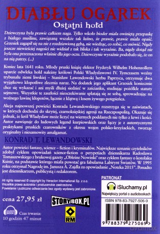 Ostatni Hołd Diabłu Ogarek - Konrad T. Lewndowski [AUDIOBOOK] [CD-MP3]