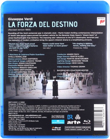 Jonas Kaufmann: Verdi: La Forza del Destino [Blu-Ray]