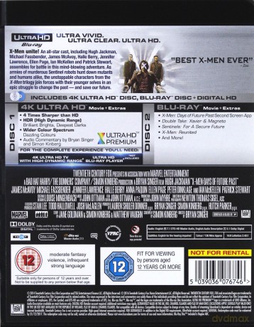 X-Men: Days of Future Past [Blu-Ray 4K]+[Blu-Ray]