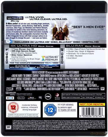 X-Men: Days of Future Past [Blu-Ray 4K]+[Blu-Ray]