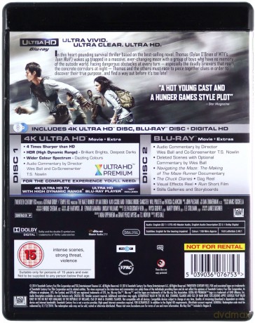 The Maze Runner (Więzień labiryntu) [Blu-Ray 4K]+[Blu-Ray]