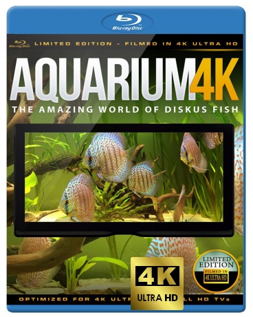 Aquarium 4K - The Amazing World Of Diskus Fish [4K Blu-Ray]