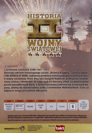Encyklopedia II Wojny Światowej: Czerwona gwiazda ZSRR 1941-1943 [DVD]