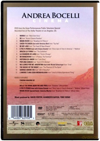Andrea Bocelli: Cinema [DVD]
