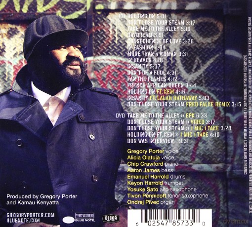 Gregory Porter: Take Me To The Alley (Deluxe) [CD]+[DVD]