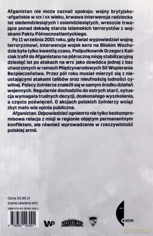 Afganistan. Odpowiedzieć ogniem - Grzegorz Kaliciak [KSIĄŻKA]