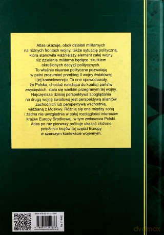 Atlas historyczny drugiej wojny światowej. Wydarzenia polityczne i przebieg działań wojennych - Marek Gędek (twarda) [KSIĄŻKA]