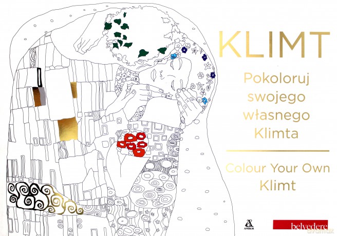 Klimt. Pokoloruj swojego własnego Klimta [KSIĄŻKA]