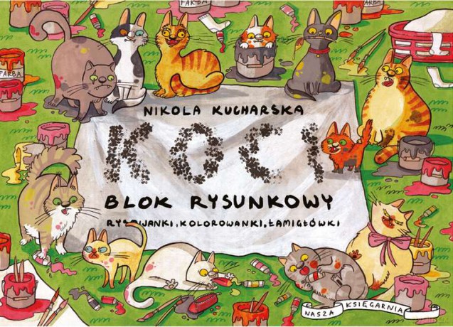 Koci blok rysunkowy - Nikola Kucharska [KSIĄŻKA]