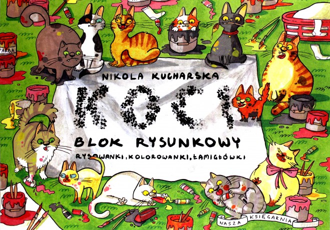 Koci blok rysunkowy - Nikola Kucharska [KSIĄŻKA]