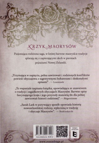 Krzyk Maorysów - Sarah Lark [KSIĄŻKA]