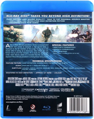 Łzy słońca [Blu-Ray]