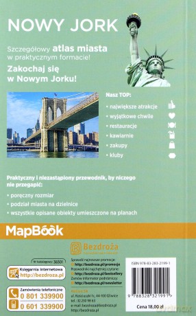 Nowy Jork mapbook [KSIĄŻKA]