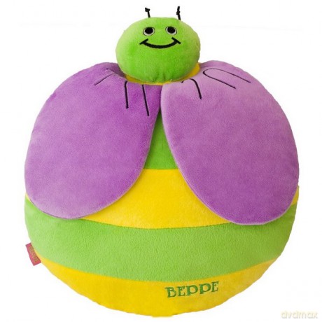 Poduszka pszczoła fiolet 30 cm