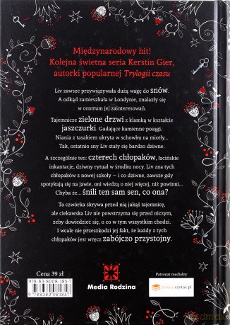Silver. Pierwsza księga snów - Kerstin Gier (twarda) [KSIĄŻKA]