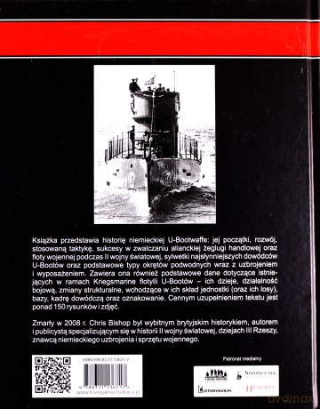 U-booty Kriegsmarine 1939-1945 zbrodnicze formacje - Chris Bishop (twarda) [KSIĄŻKA]