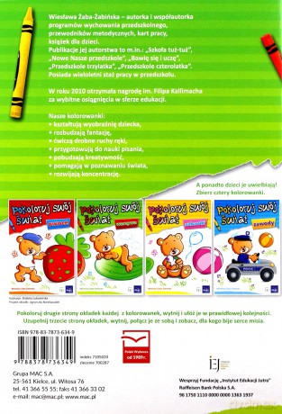 Warzywa. Pokoloruj swój świat - Wiesława Żaba-Żabińska [KSIĄŻKA]