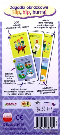 Zagadki obrazkowe. Hip hip hurra - Magdalena Trepczyńska [KSIĄŻKA]